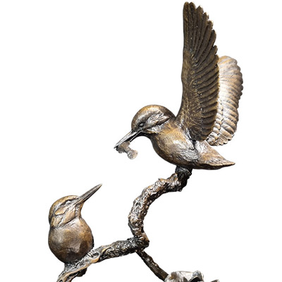 Birds Bronze Sculpture