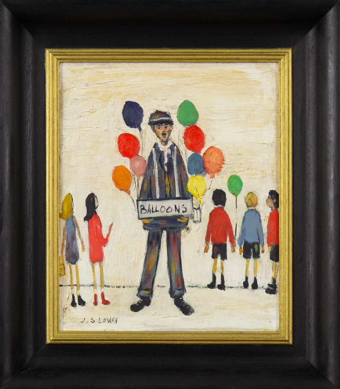 Balloon Seller after L.S.Lowry