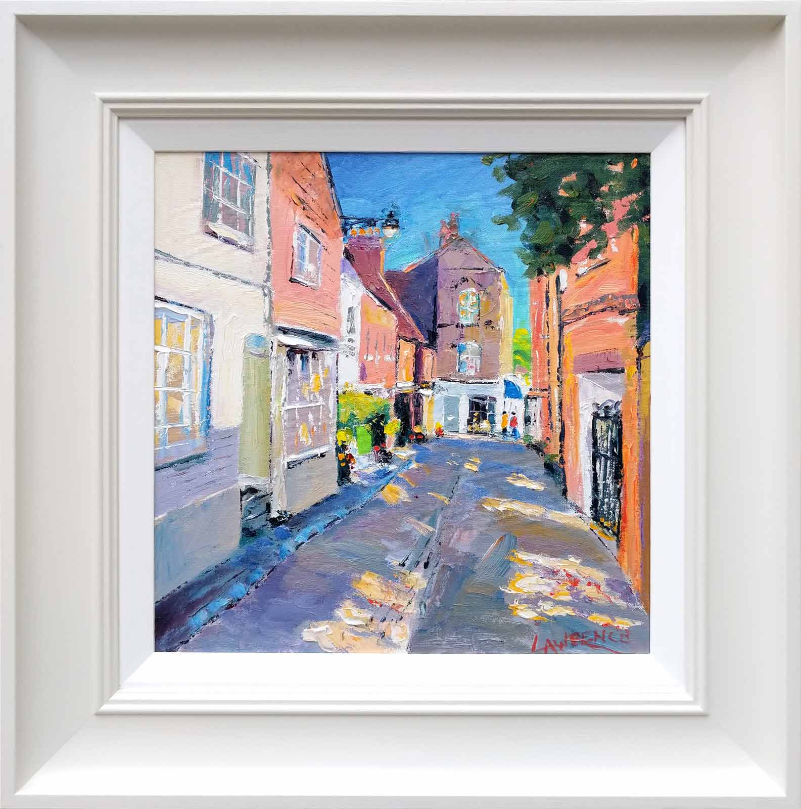 Dappled Sunlight On The Cobbles