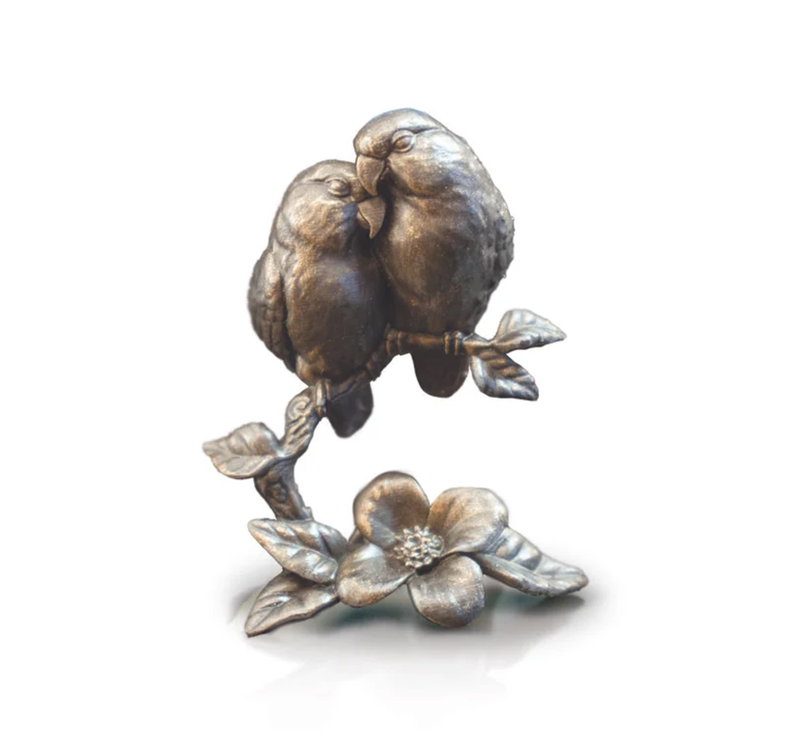 Miniature Bronze Love Birds (2097)