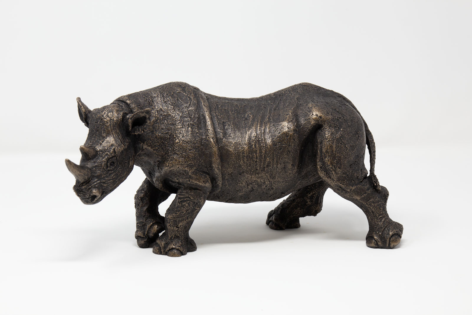 Black Double Horned Rhino