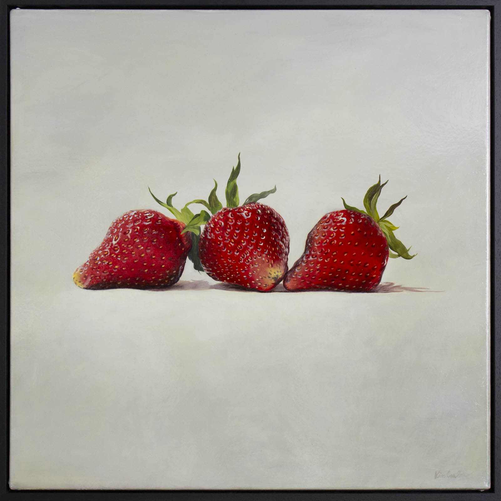 Three Strawberries