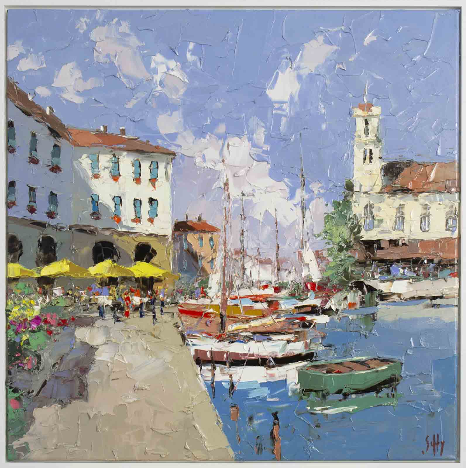 Pause For Lunch, Mediterranean Harbour