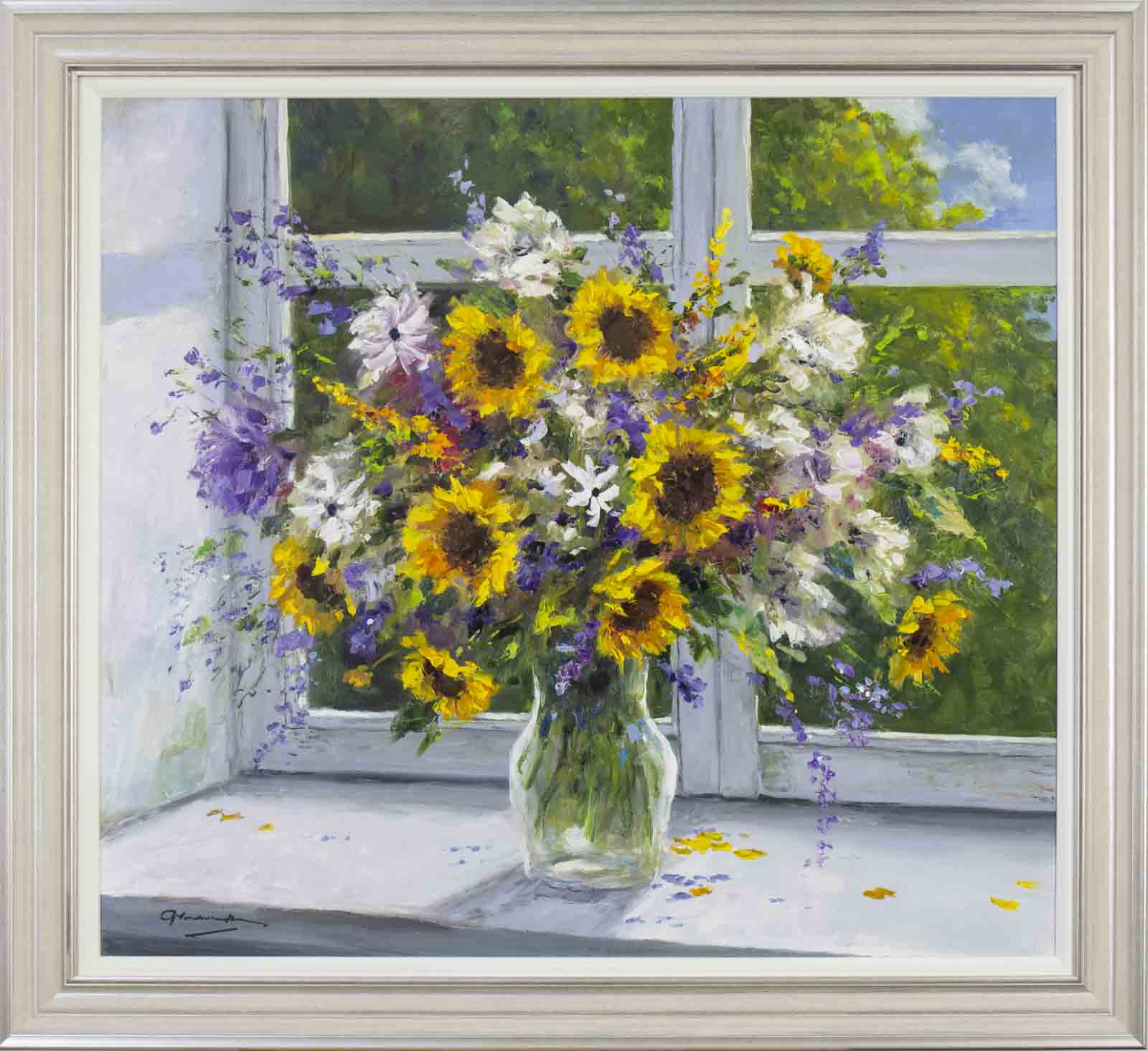 Sunflower Bouquet, Bay Window