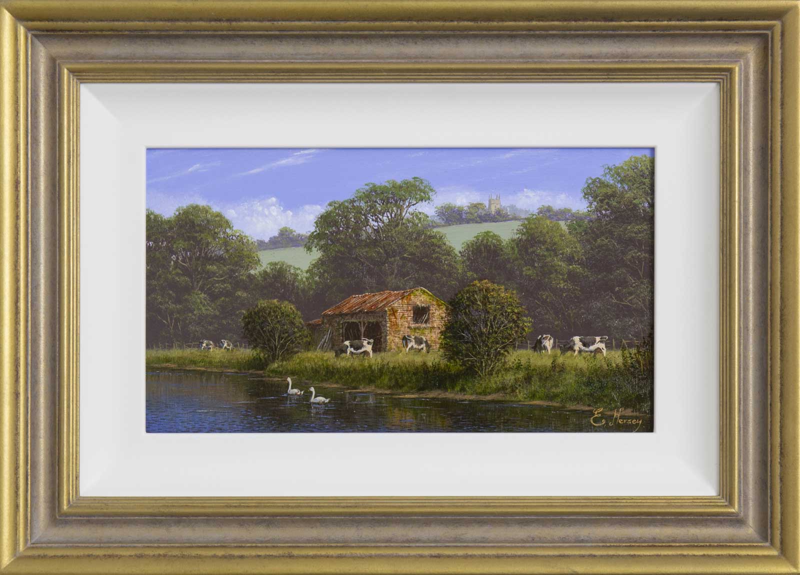 The Old Barn By The Riverbank