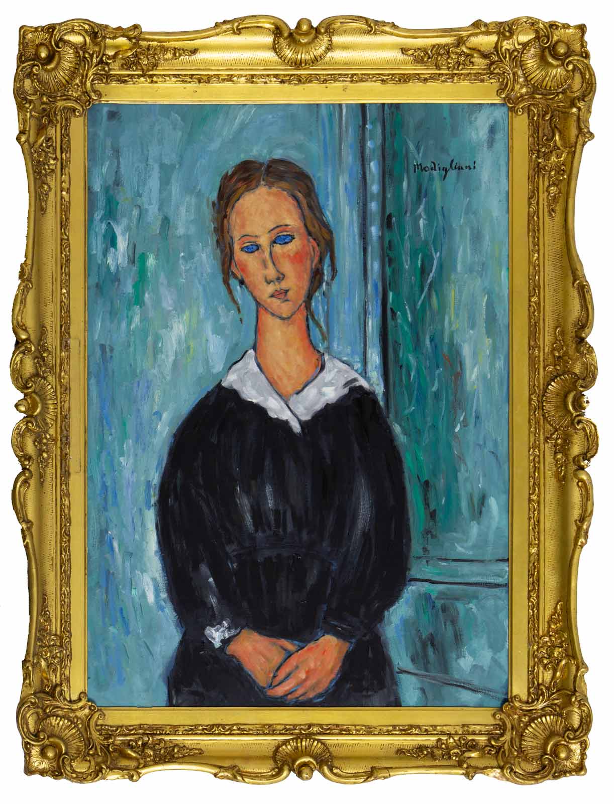 Portrait of A Servant Girl after Modigliani
