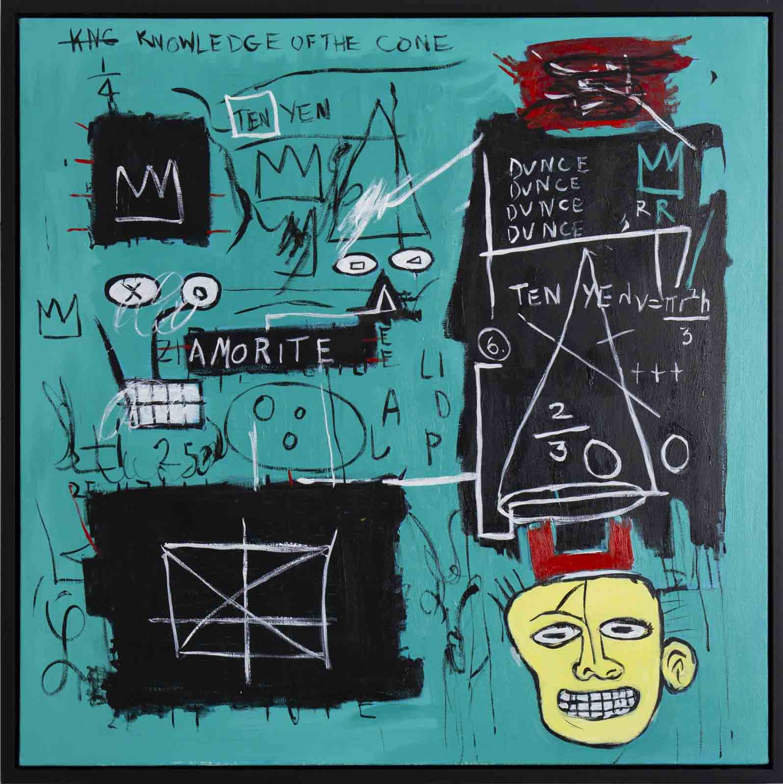 Equals Pi after Basquiat