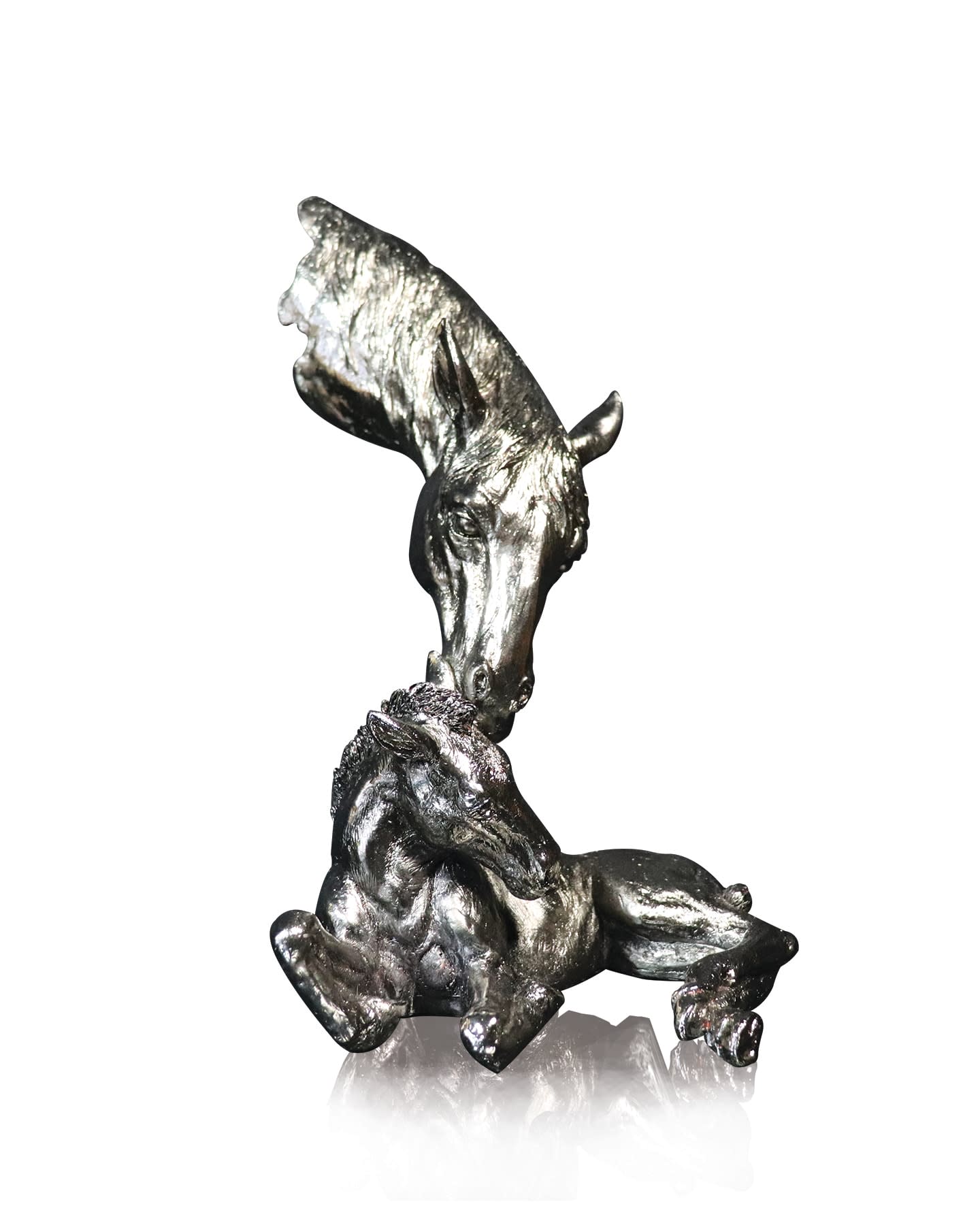 Pony Cleaning Its Foal (325NP)