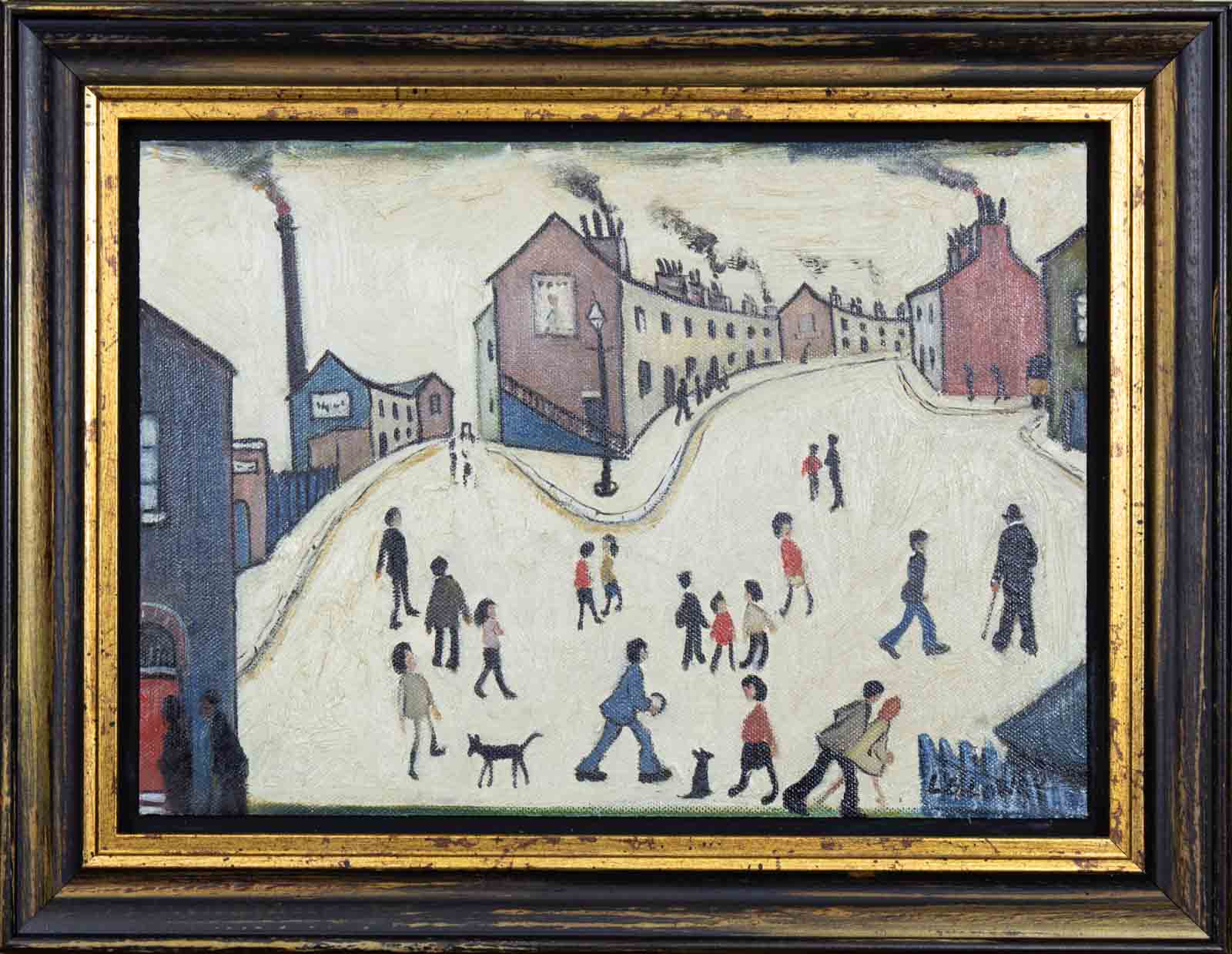 Street Scene after L.S.Lowry