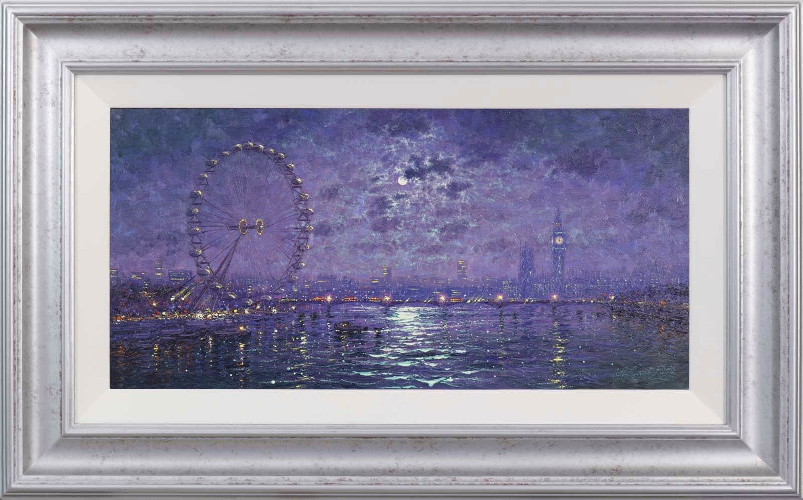 Moonlight Sparkle Across Thames