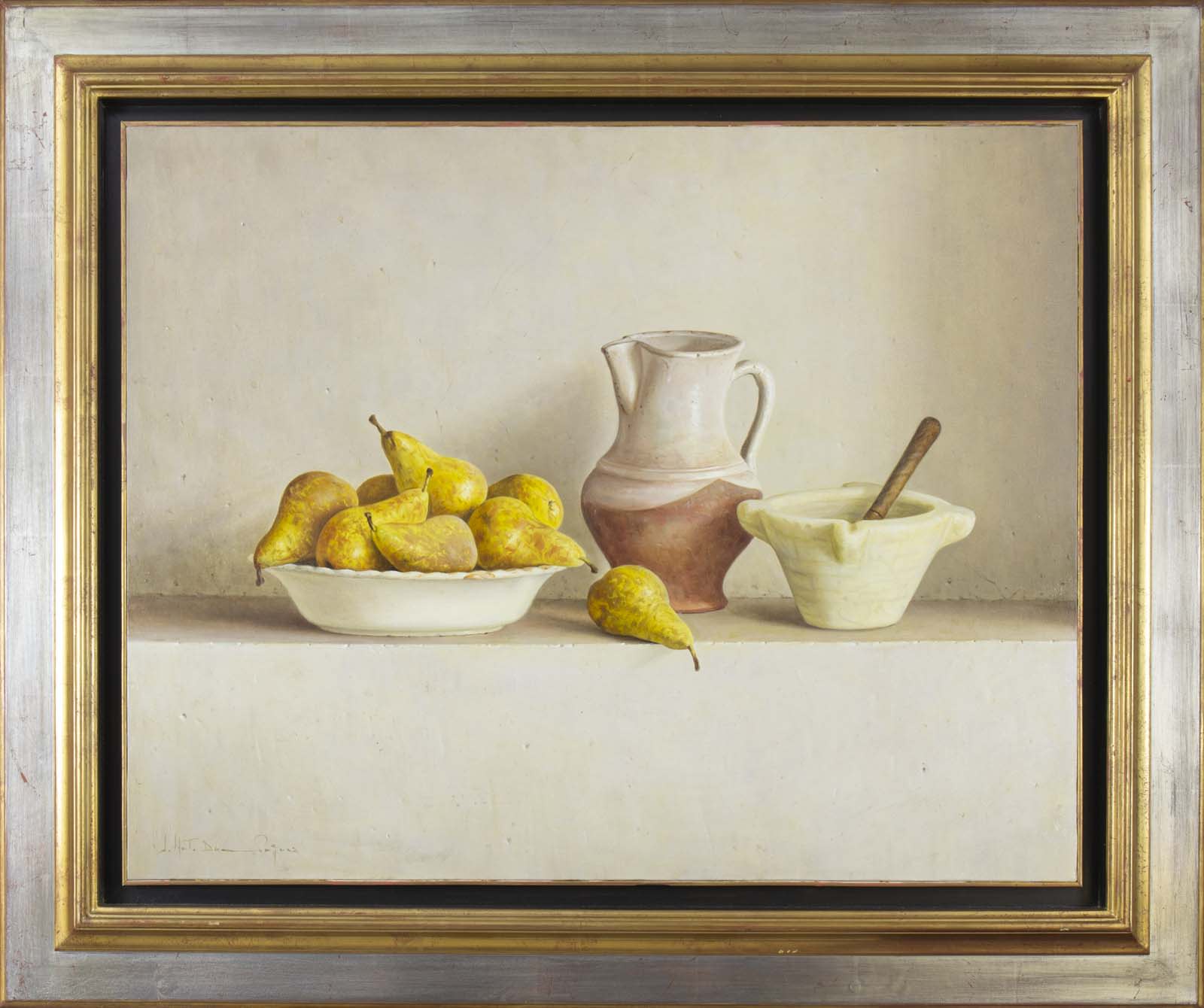 Porcelain, Pears and Stoneware