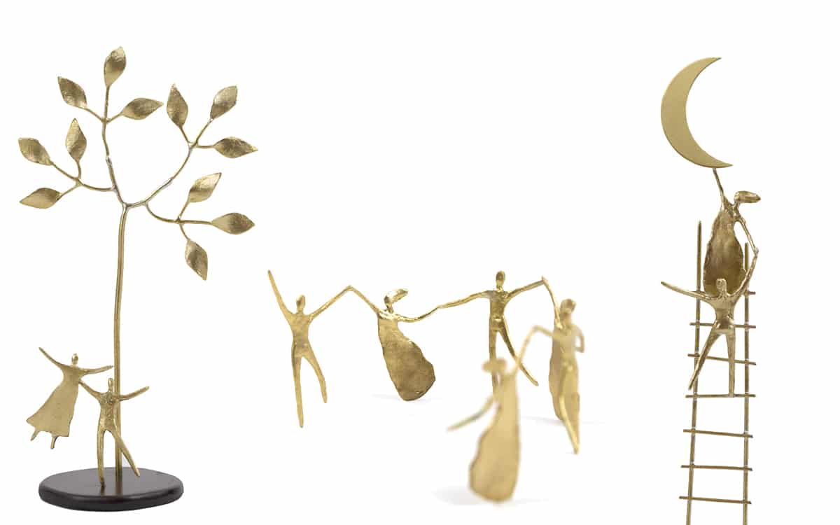 bronze sculpture by greek artist anna andreadi